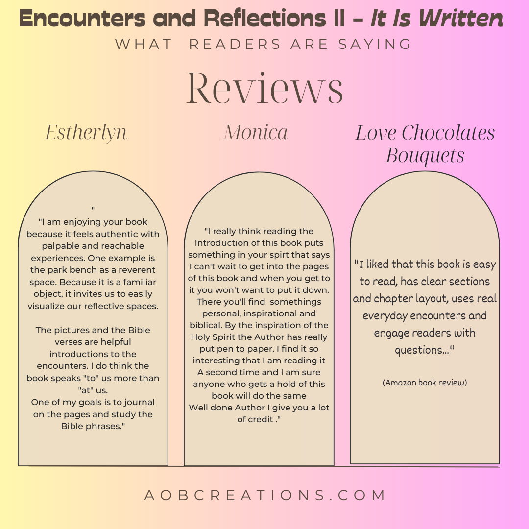 Book Reviews for Encounters and Reflections II: It Is Written